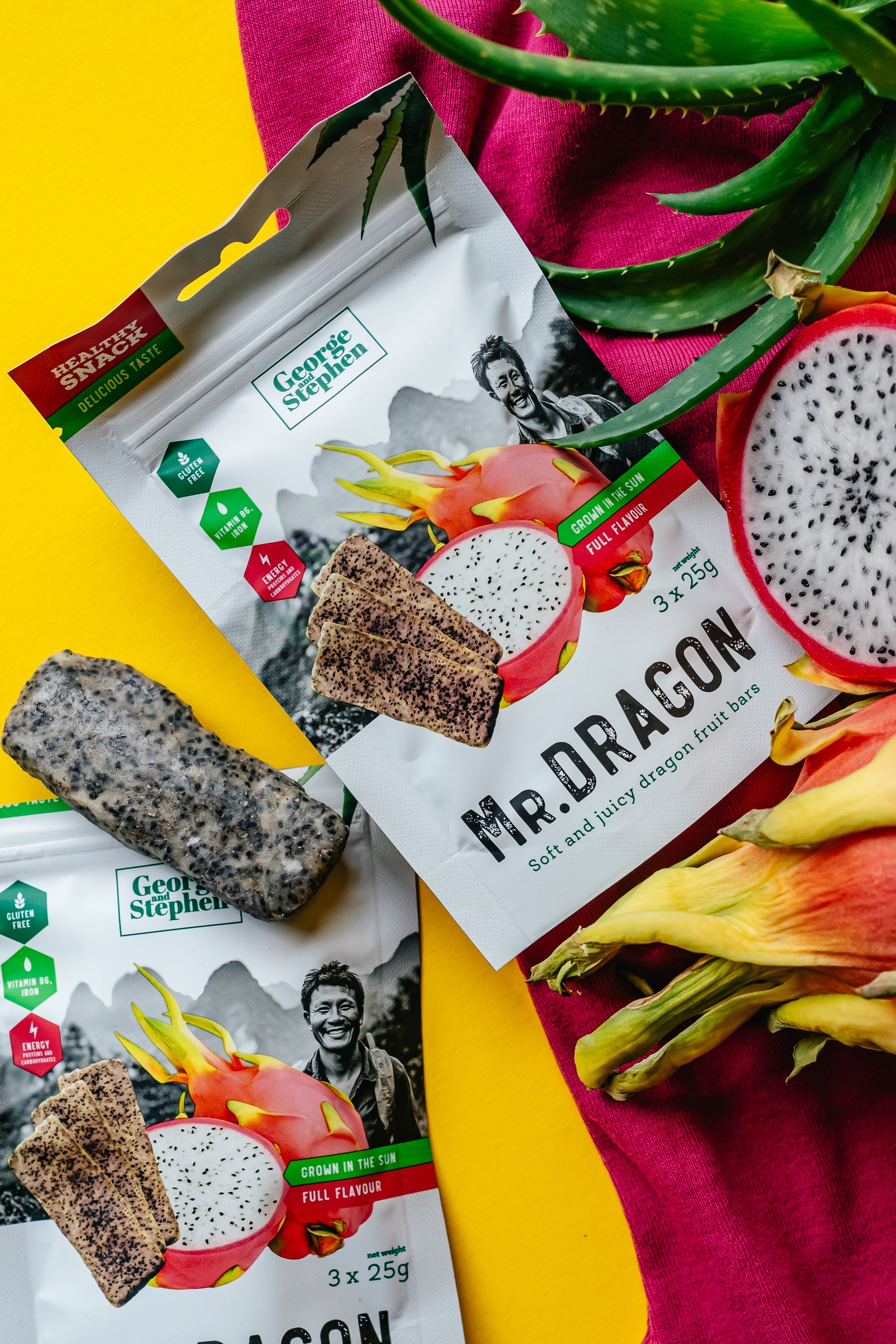 MR. DRAGON BARS | Dragon fruit bars 75g